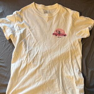 Cream Graphic Short Sleeve Tee